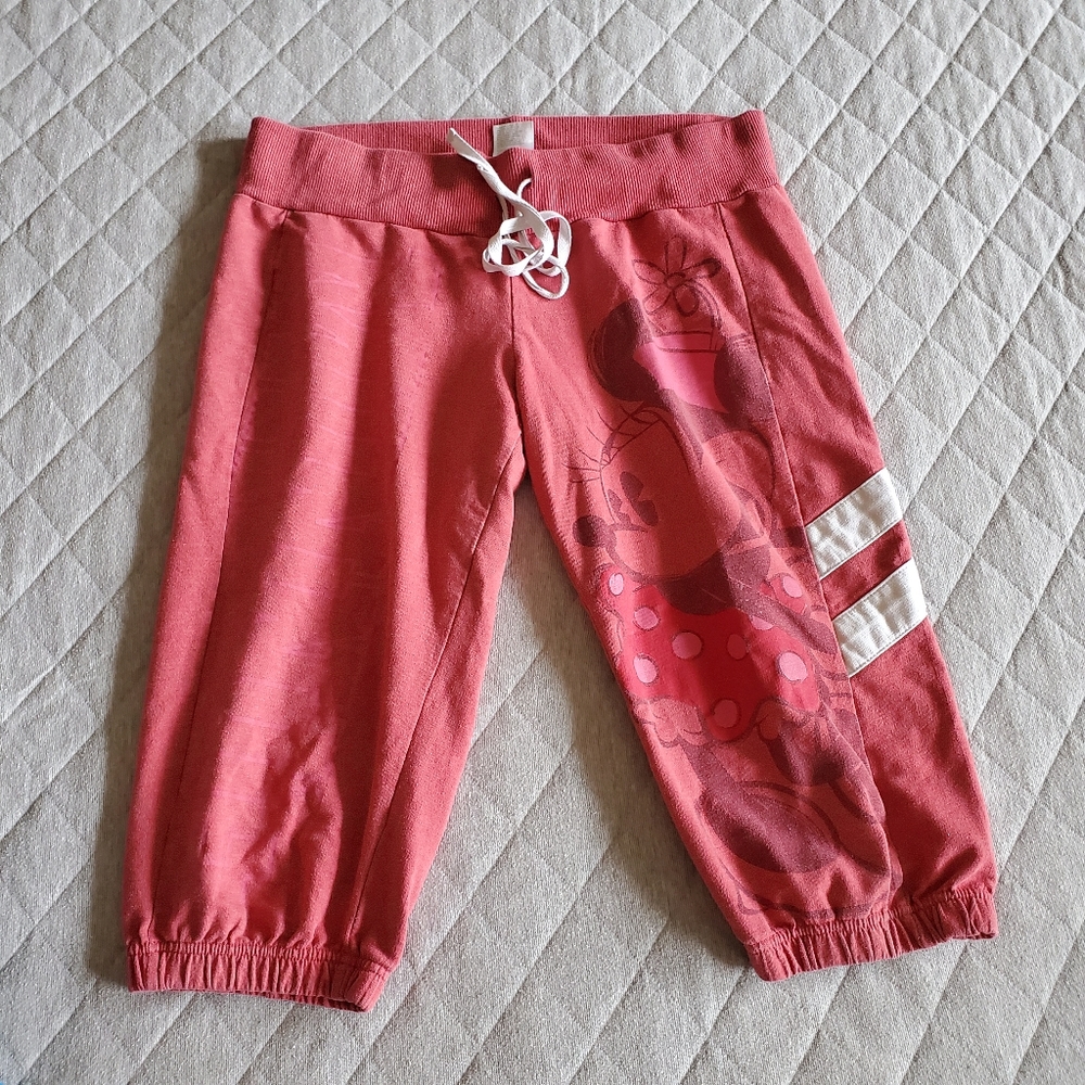 Disneyland Minnie crop‎ joggers Medium